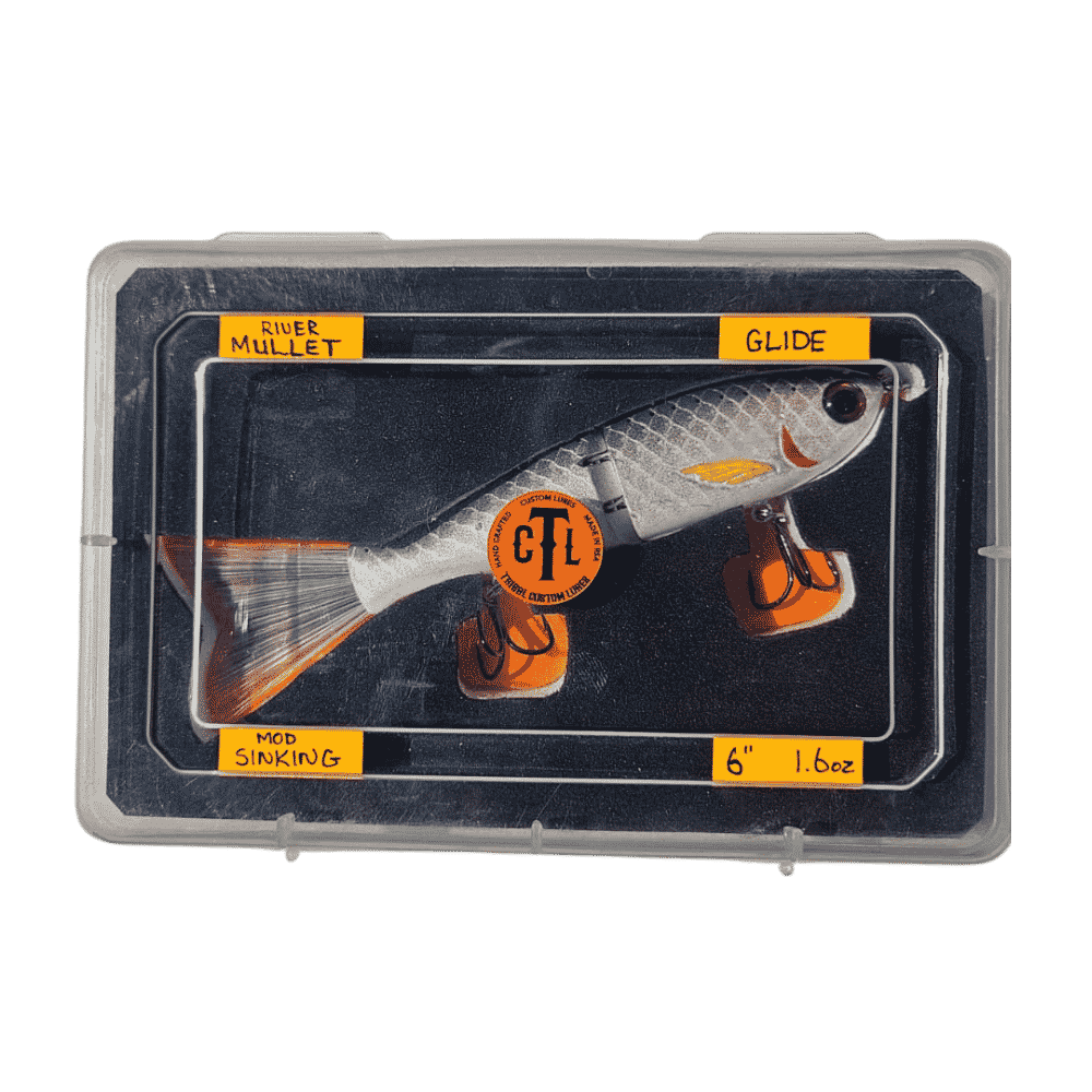 River Mullet Glide Bait 6" — 1.6oz Moderate Sinking