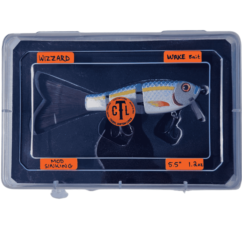 Wizzard Wake Bait 5.5" — 1.4oz Slow Sinking/ Dual Action